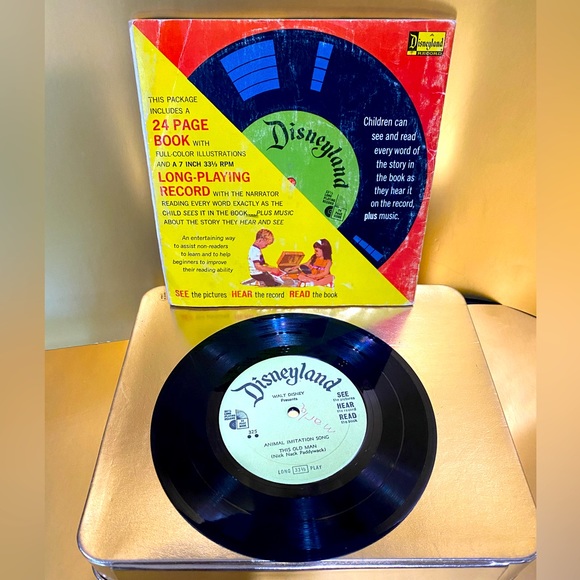 WALT DISNEY 1968 DISNEYLAND RECORD & 24 PAGE BOOK HOW THE CAMEL GOT HIS HUMP 7” - Picture 16 of 16